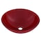Novatto ROSSO Glass Vessel Bathroom Sink Set, Brushed Nickel TIG-8305BN - alternate 3